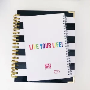 Live Life Spiral Notebook